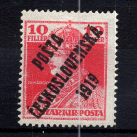 Sello Checoslovaquia, Pof.119 (Mi. 138), MH, 10f