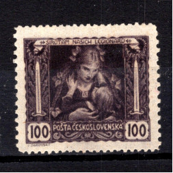 Známka ČSR, Pof.31B*, 100h