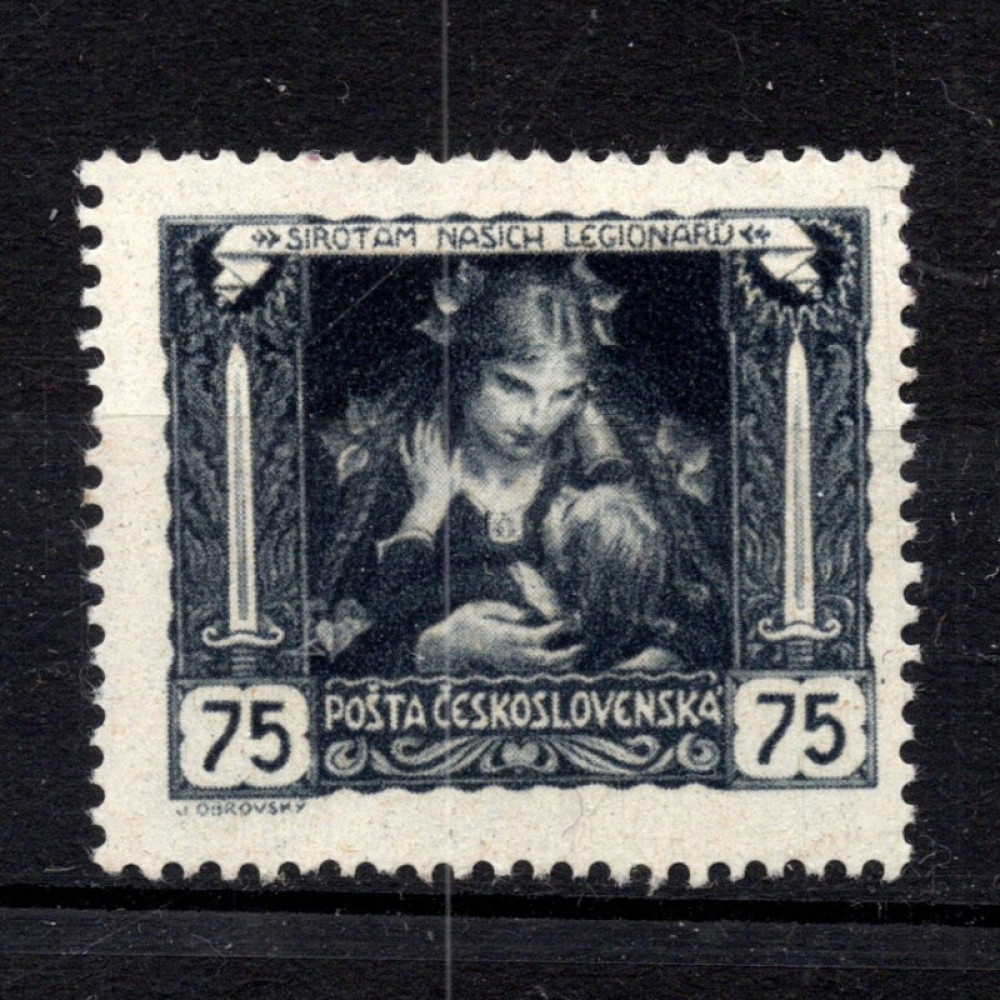 Briefmarke Tschechoslowakie, Pof.30B (Mi. 37F)**, 75h