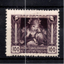Známka ČSR, Pof.31B*, 100h