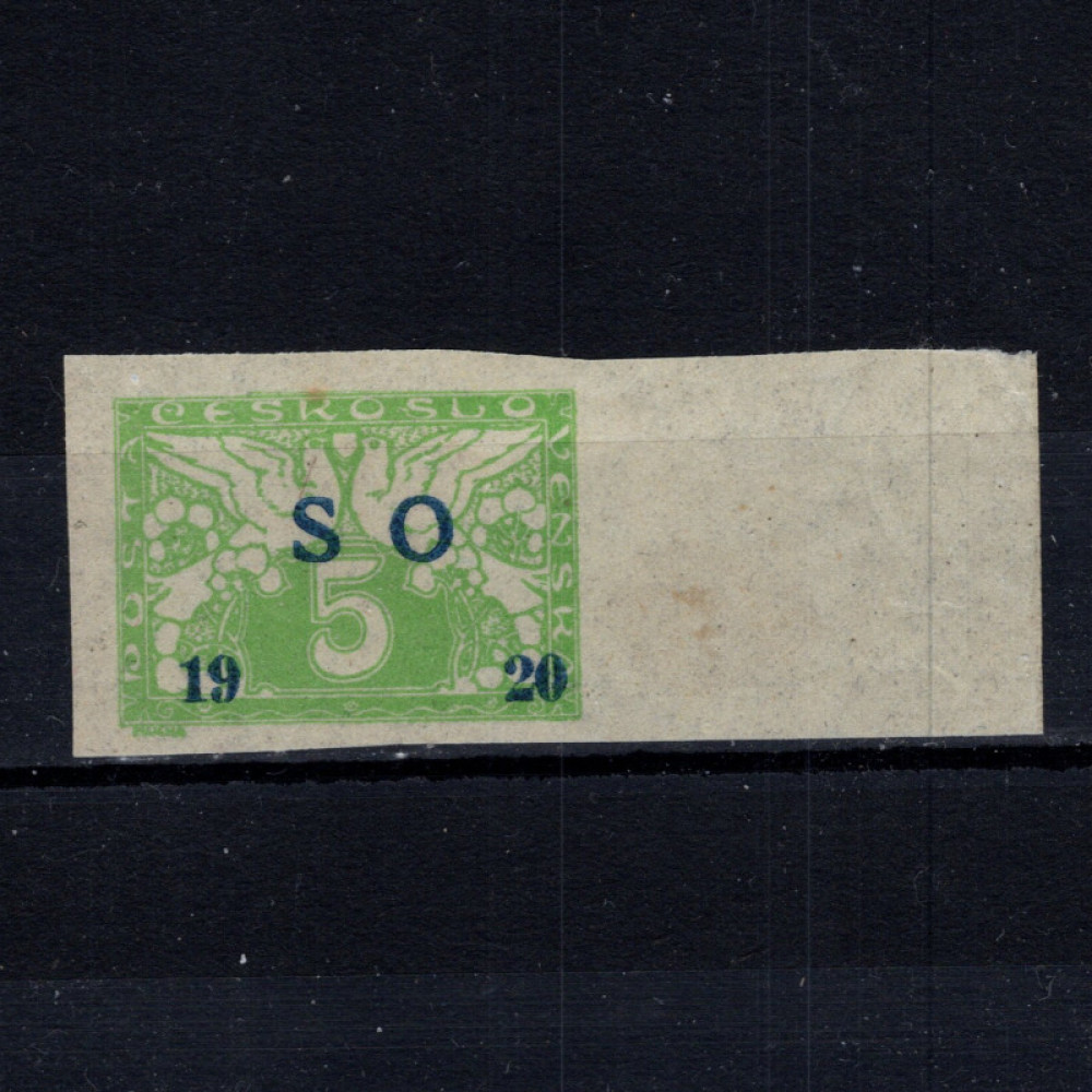Briefmarke Tschechoslowakie, Pof.SO27 (Mi. 29)*, 5h