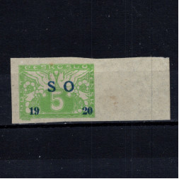 Briefmarke Tschechoslowakie, Pof.SO27 (Mi. 29)*, 5h