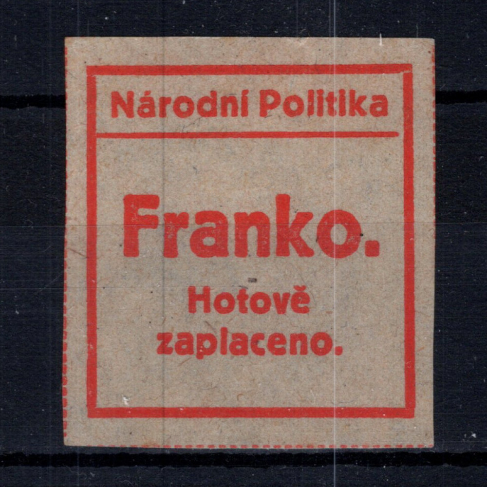 Známka ČSR, Pof.NN17Ib*