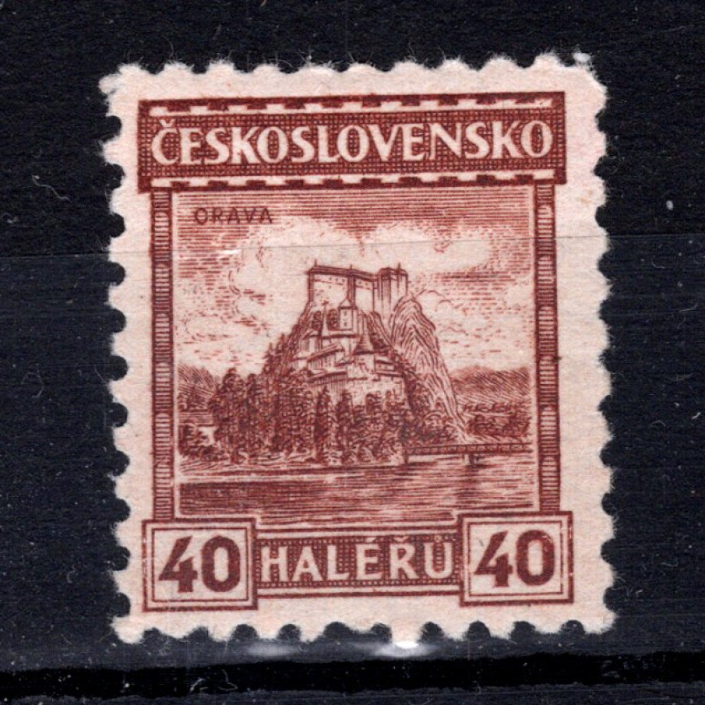 Stamp Czechoslovakia, Pof.218 (Mi. 259), MH, 40h
