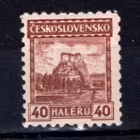 Známka ČSR, Pof.218*, 40h