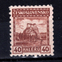 Selo Tchecoslováquia, Pof.218 (Mi. 259), MH, 40h