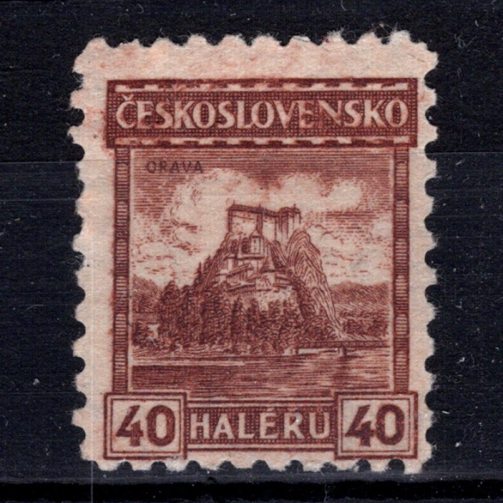 Stamp Czechoslovakia, Pof.211 (Mi. 248), MH, 40h