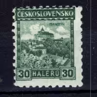 Známka ČSR, Pof.217*, 30h