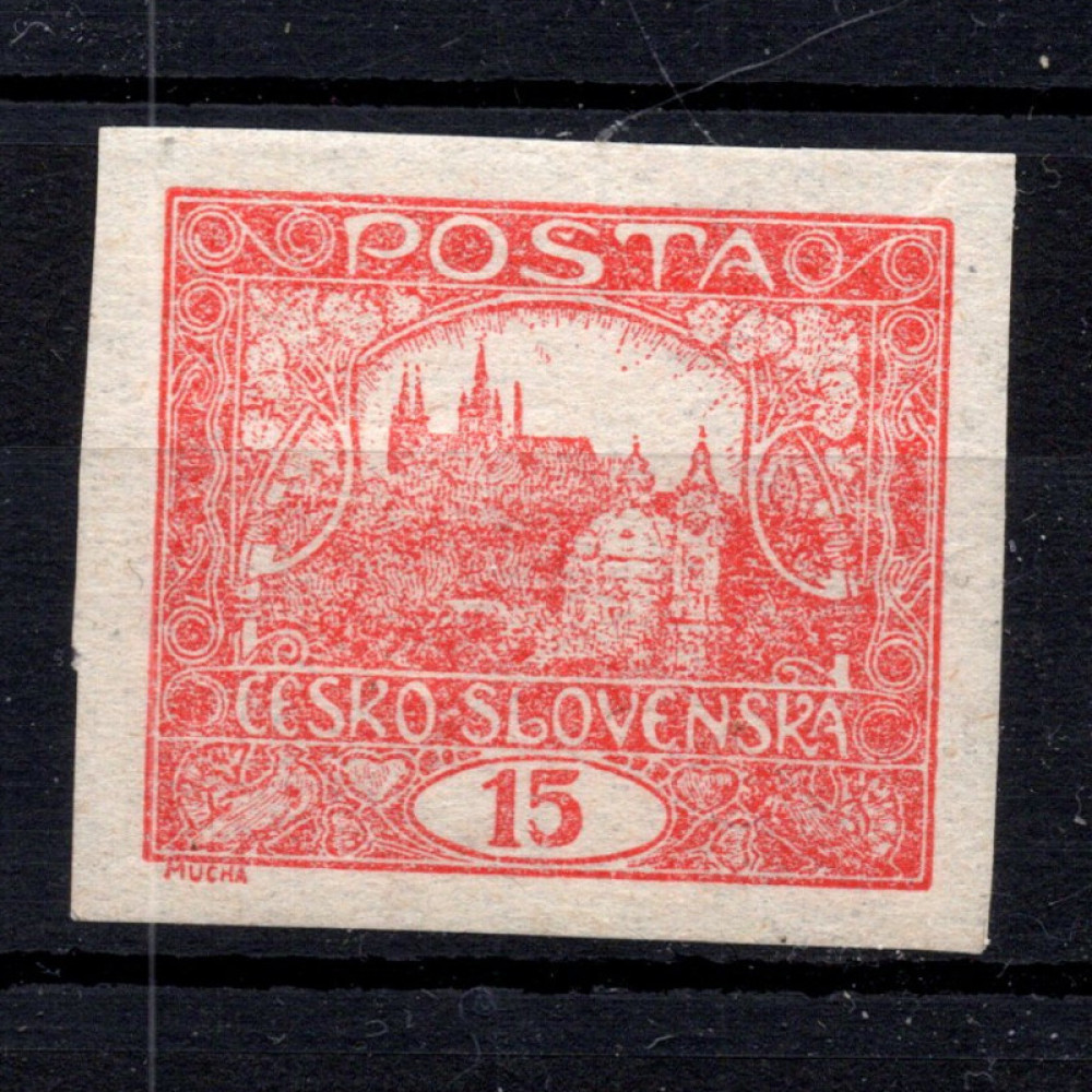 Briefmarke Tschechoslowakie, Pof.7 (Mi. 26)*, 15h