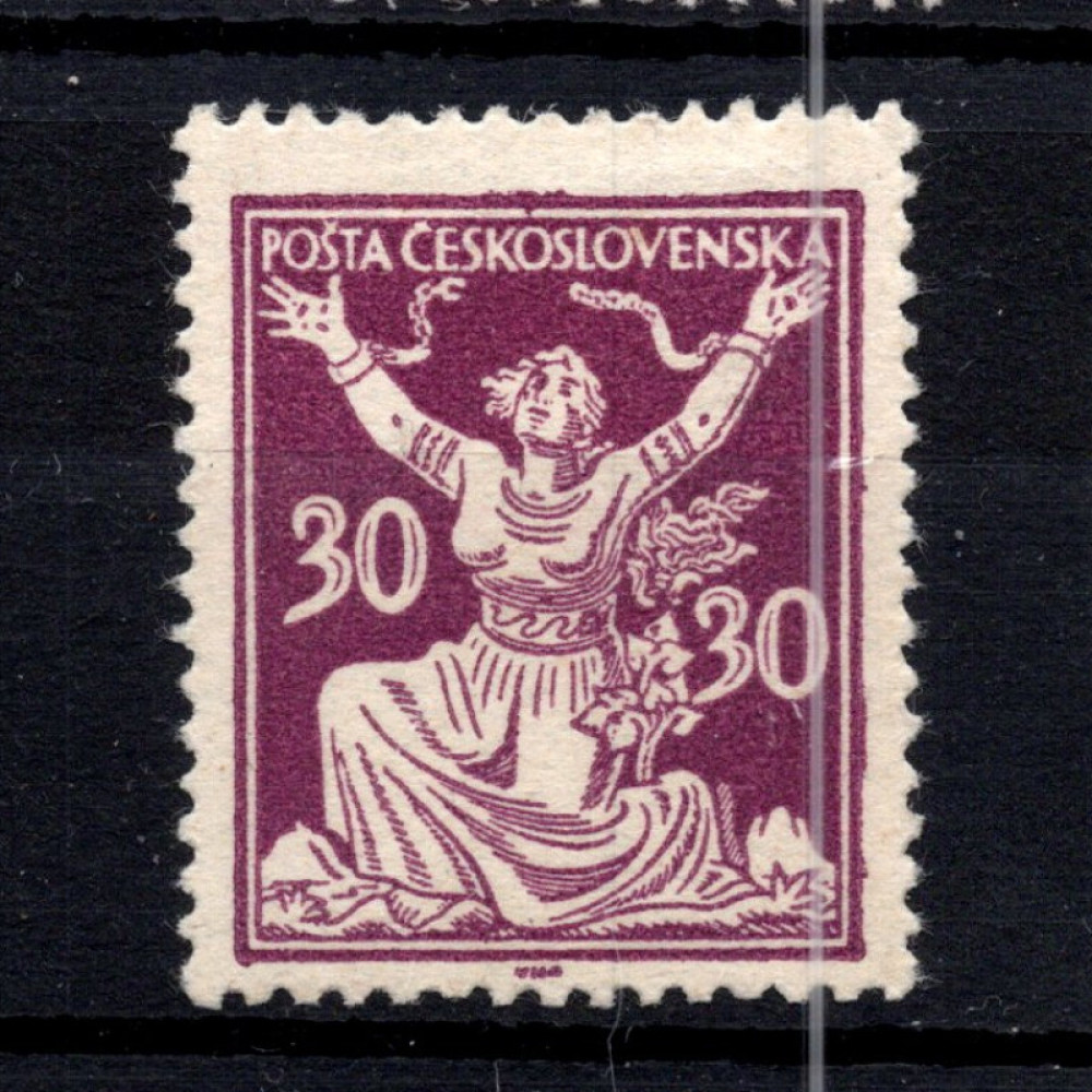 Sello Checoslovaquia, Pof.153 (Mi. 172), MH, 30h