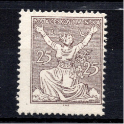 Sello Checoslovaquia, Pof.152 (Mi. 171), MH, 25h