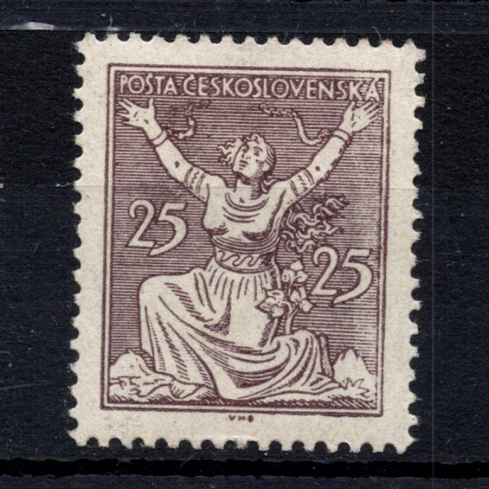 Selo Tchecoslováquia, Pof.152 (Mi. 171), MH, 25h
