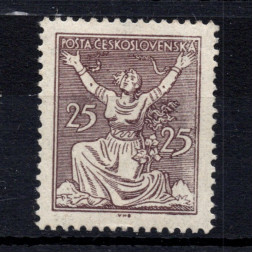 Sello Checoslovaquia, Pof.152 (Mi. 171), MH, 25h
