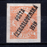 Sello Checoslovaquia, Pof.125z (Mi. 113), MH, 2 fi