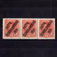 Block of stamps Czechoslovakia, Pof.38 (Mi. 63), MNH, 15h