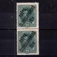 Block of 2 Czechoslovakia, Pof.39 (Mi. 64), MH, 20h