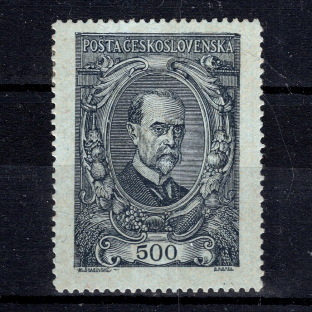 Selo Tchecoslováquia, Pof.141 (Mi. 159), MH, 500h