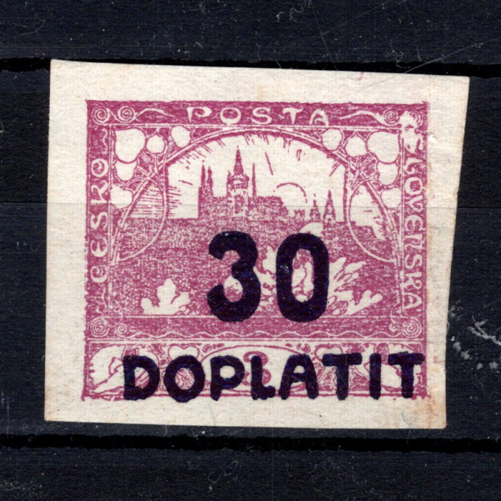 Stamp Czechoslovakia, Pof.DL17 (Mi. 21), MNH, 30/3 h