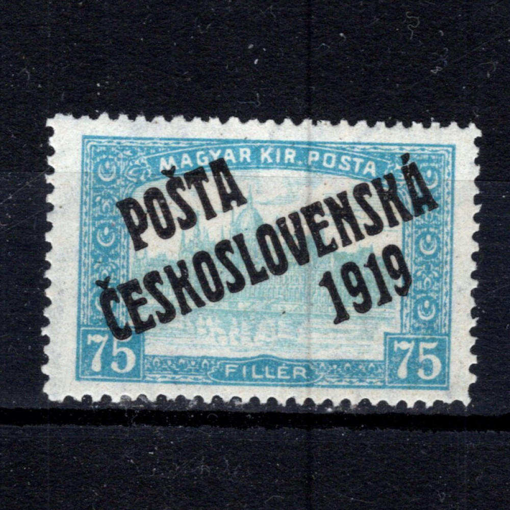 Sello Checoslovaquia, Pof.112 (Mi. 131), MNH, 75f
