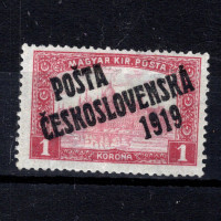 Briefmarke Tschechoslowakie, Pof.114 (Mi. 133)*, 1K