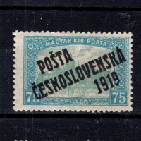 Briefmarke Tschechoslowakie, Pof.112 (Mi. 131)*, 75f
