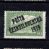 Briefmarke Tschechoslowakie, Pof.113 (Mi. 132)*, 80f