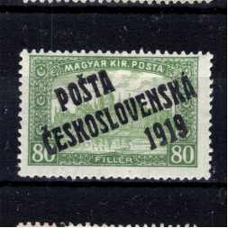 Briefmarke Tschechoslowakie, Pof.113 (Mi. 132)*, 80f