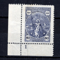 Známka s DČ ČSR, Pof.244*, 60h
