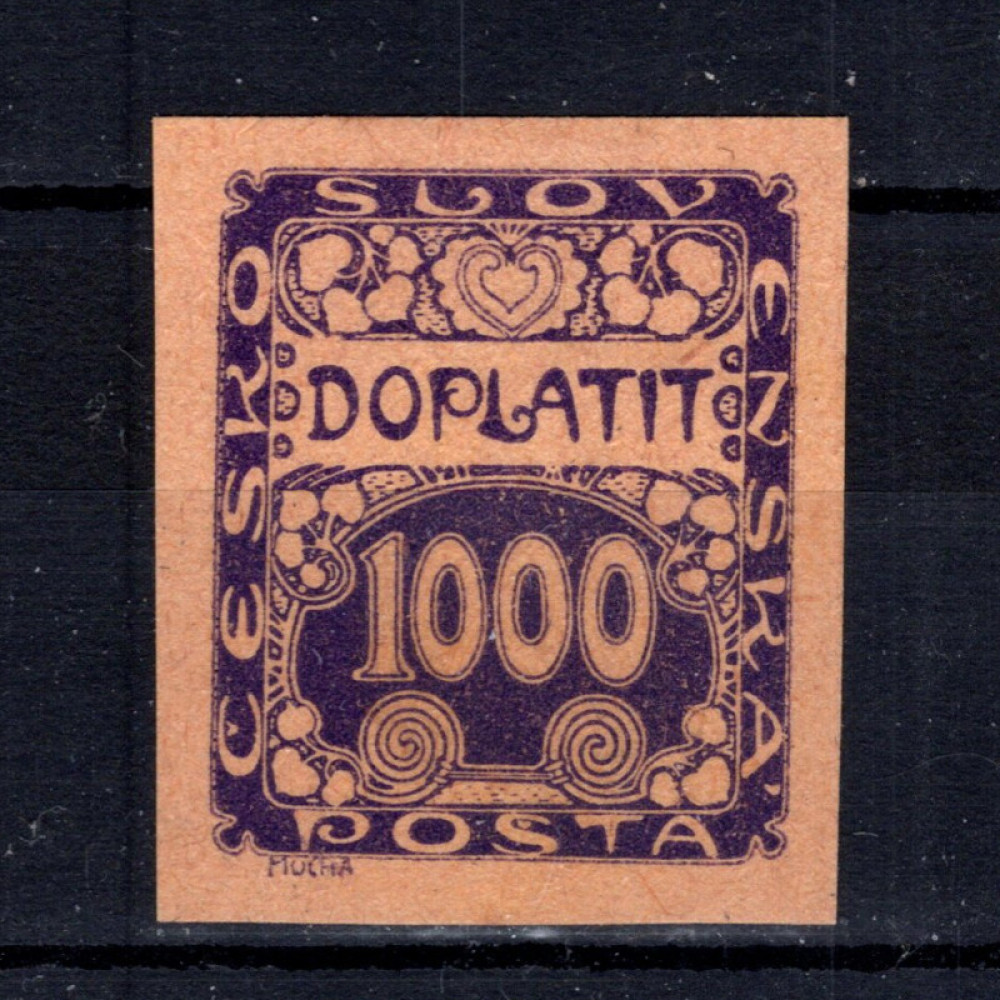 Proofs Czechoslovakia, Pof.DL13 (Mi. 13), MH, 1000h