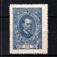 Známka ČSR, Pof.140*, II. typ, 125h
