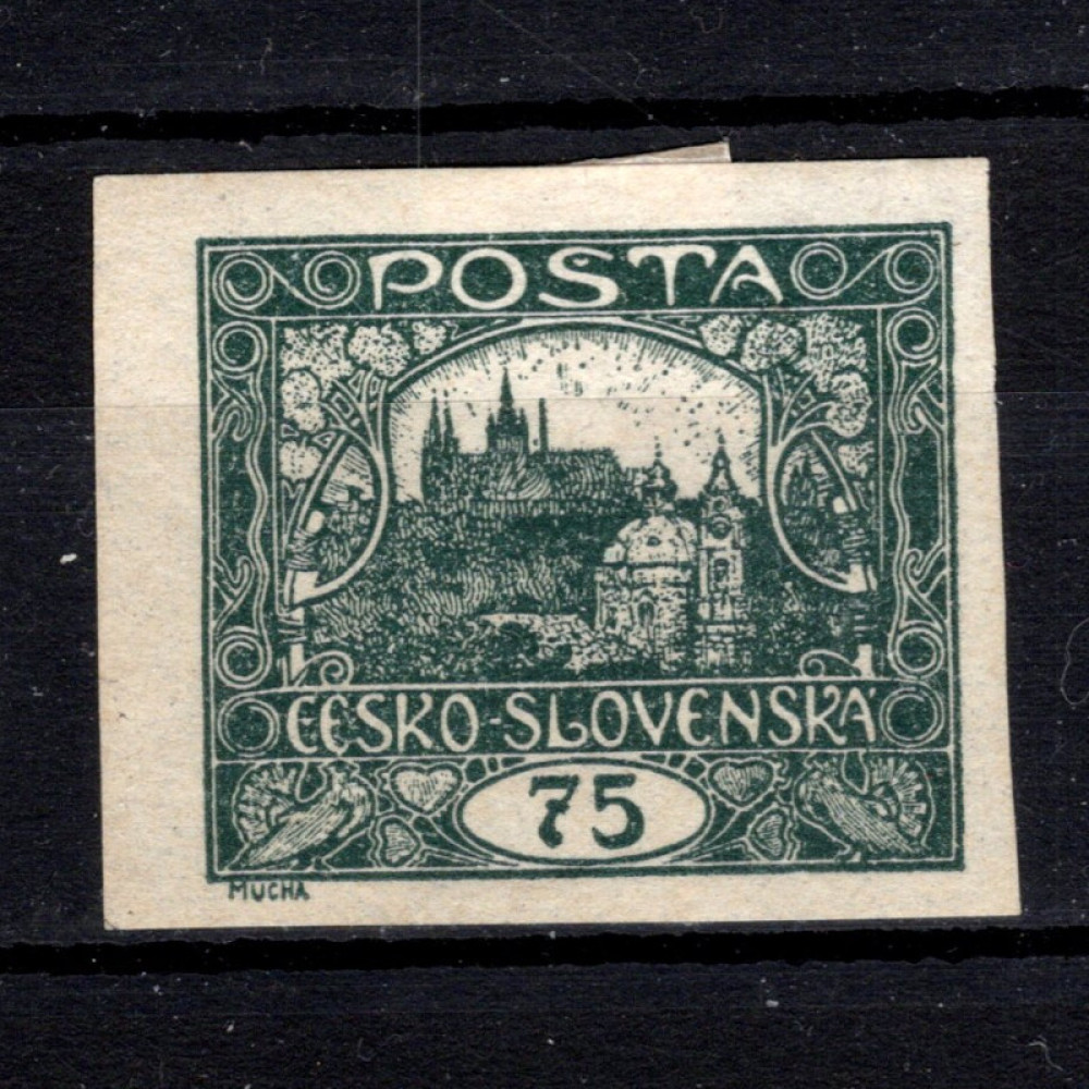 Známka ČSR, Pof.18*, 75h