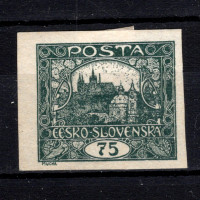 Sello Checoslovaquia, Pof.18 (Mi. 31), MH, 75h