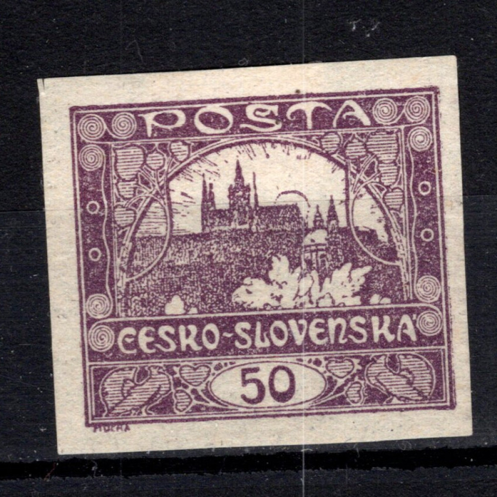 Známka ČSR, Pof.15*, 50h