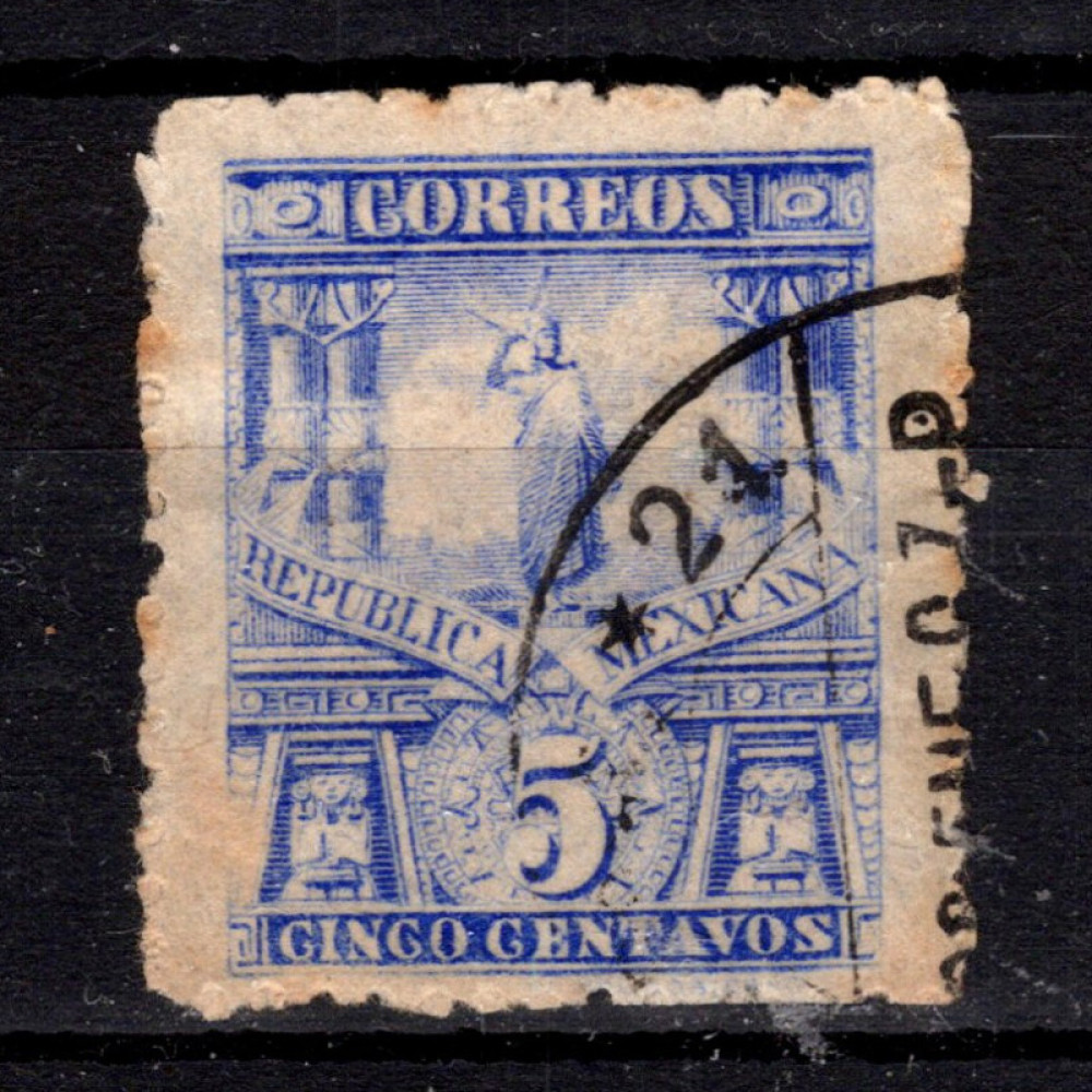 Sello México, Mi.194A (SG 248), Usado #, 5 ¢