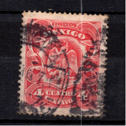 Sello México, Mi.238 (SG 278), Usado #, 4 ¢