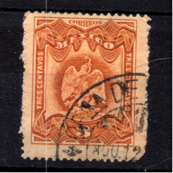 Sello México, Mi.228 (SG 268), Usado #, 3 ¢