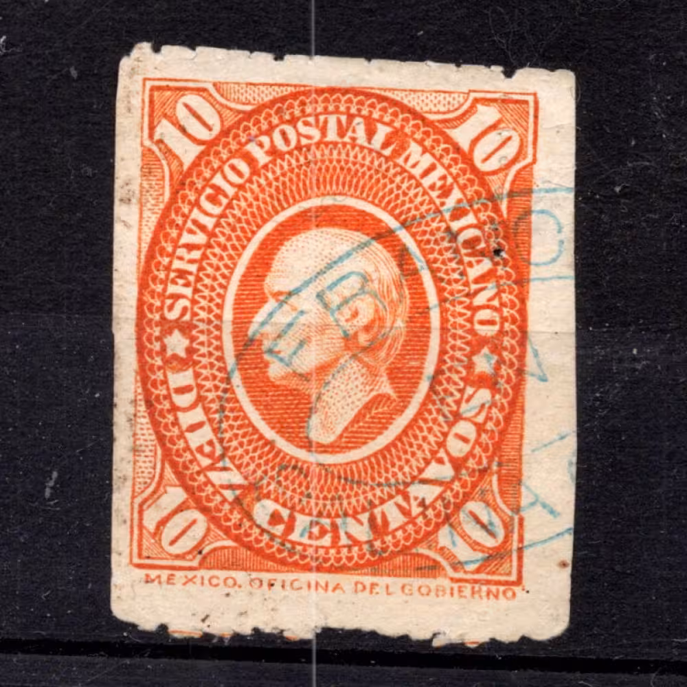 Stamp Mexico, Mi.144b (Scott 171a), Used #, 10 ¢