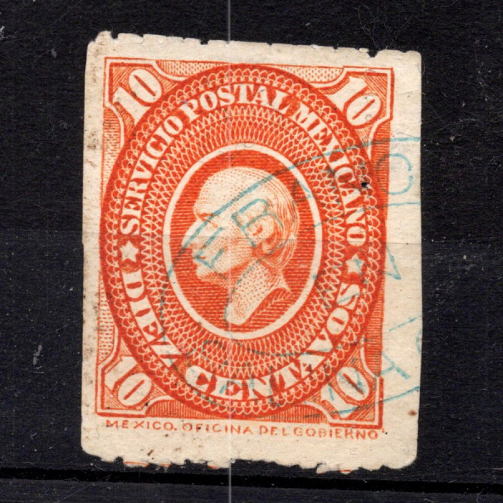 Známka Mexiko, Mi.144b (Scott 171a)#, 10 ¢