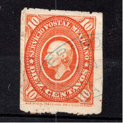 Známka Mexiko, Mi.144b (Scott 171a)#, 10 ¢