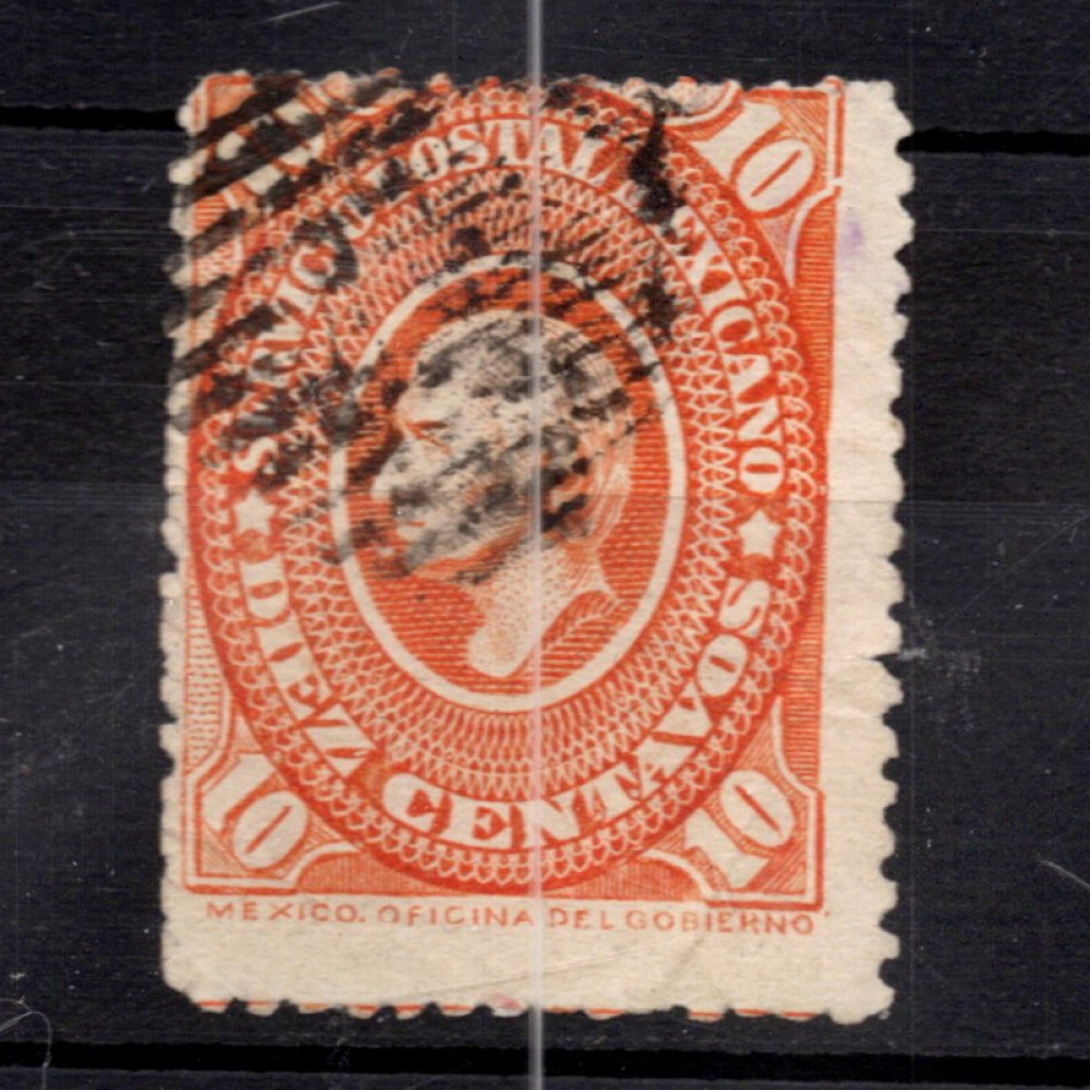 Selo México, Mi.144b (Scott 171a), Usado #, 10 ¢