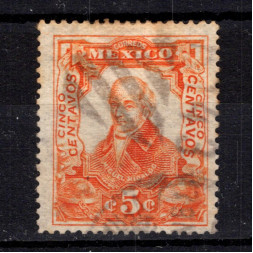 Sello México, Mi.246 (SG 286), Usado #, 5 ¢