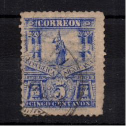 Sello México, Mi.194A (SG 248), Usado #, 5 ¢
