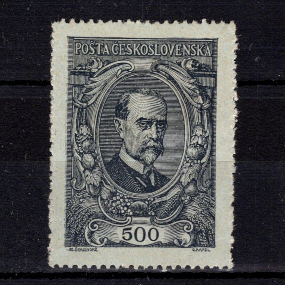 Selo Tchecoslováquia, Pof.141 (Mi. 159), MH, 500h
