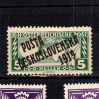Briefmarke Tschechoslowakie, Pof.58A (Mi. 70)*, 5h