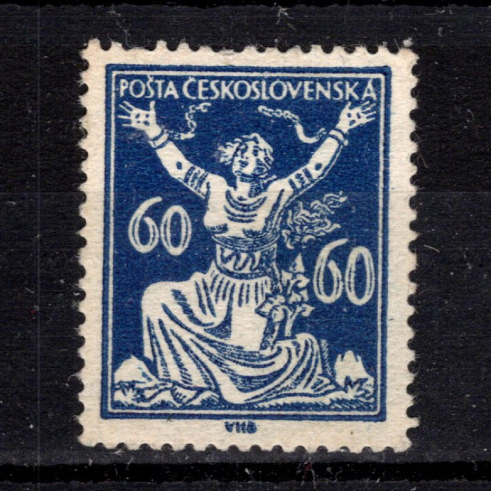 Známka ČSR, Pof.157**, 60h