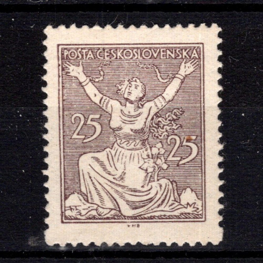 Selo Tchecoslováquia, Pof.152 (Mi. 171), MNH, 25h