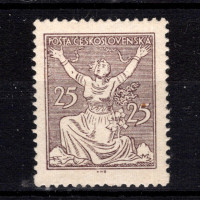 Známka ČSR, Pof.152**, 25h