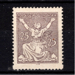 Sello Checoslovaquia, Pof.152 (Mi. 171), MNH, 25h