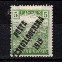 Briefmarke Tschechoslowakie, Pof.103 (Mi. 122)*, 5f