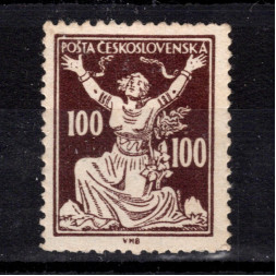 Známka ČSR, Pof.158**, 100h